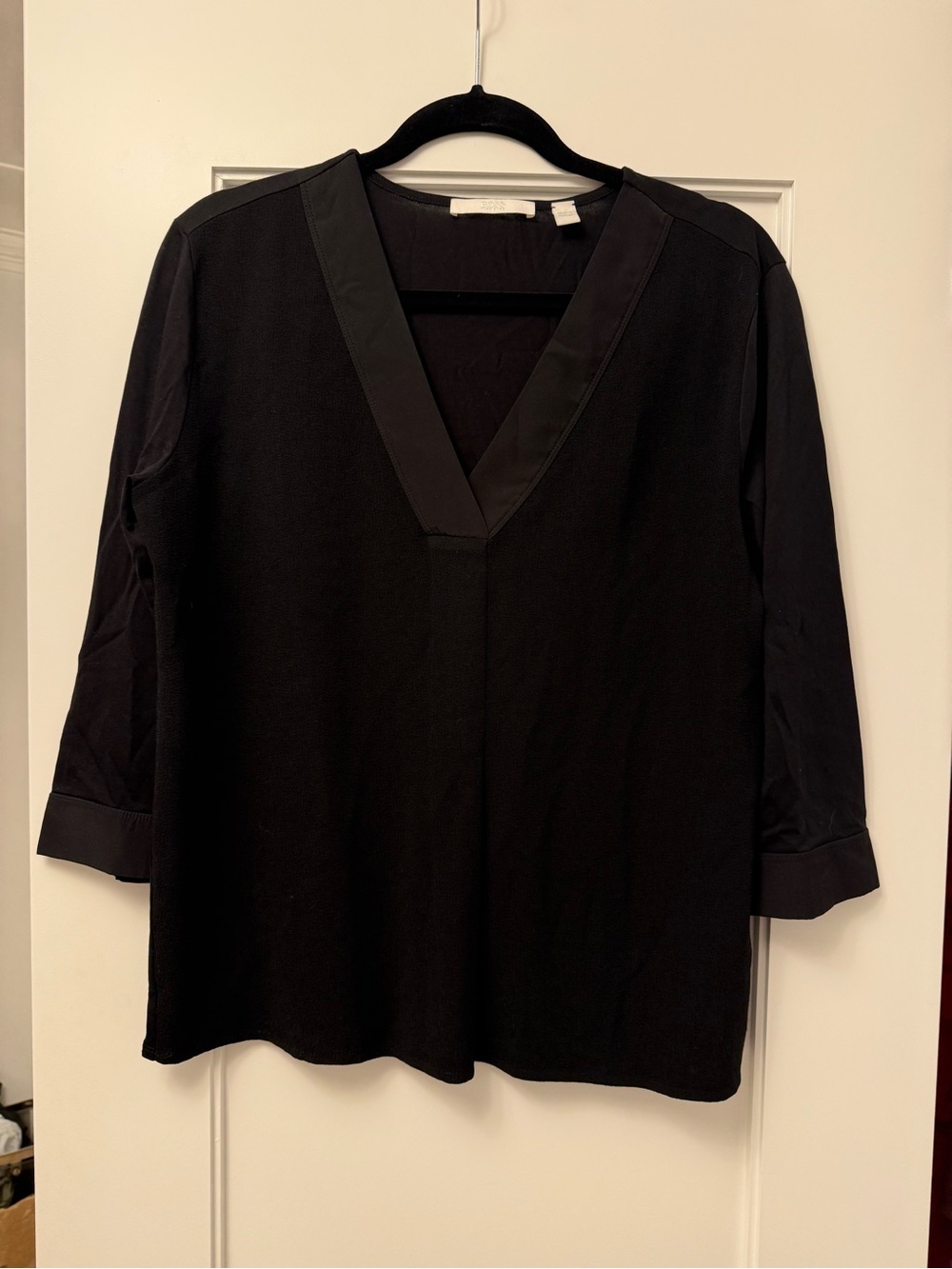 Boss Black V-Neck Tunic with Satin Trim
